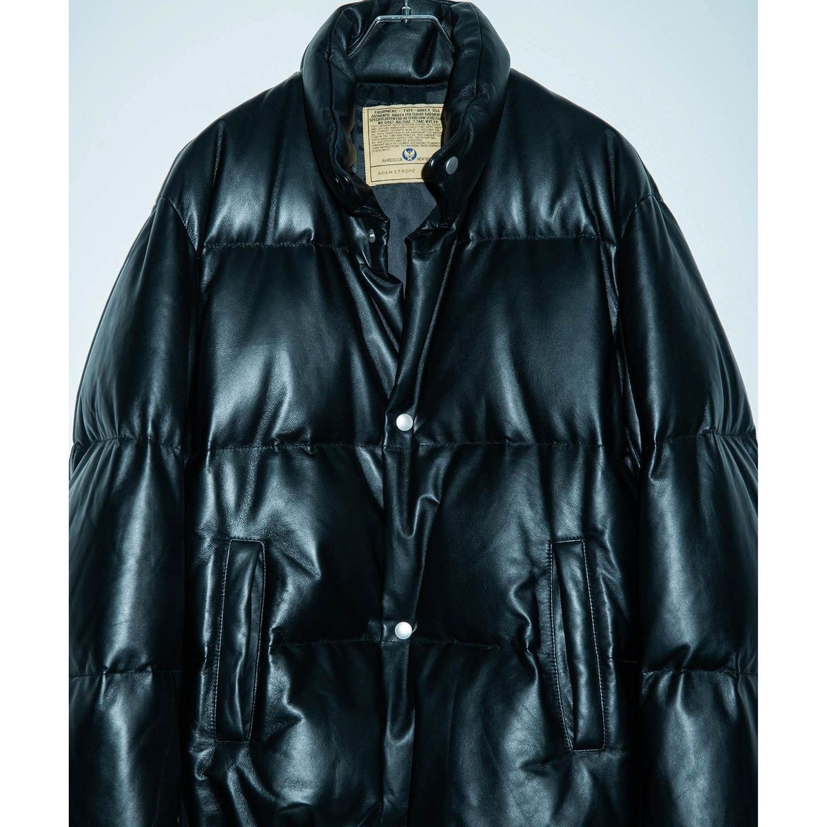別注》【AVIREX for ADAM ET ROPE'】レザーダウンジャケット