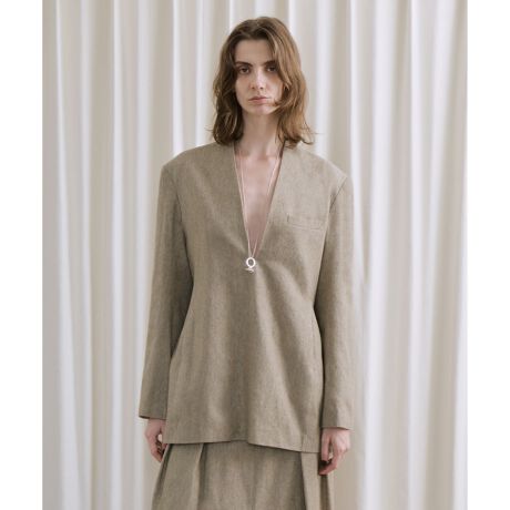 [^ԁFGAH75510]2025-26H~ADAM ET ROPE' EMOELLEyMaterialz^eFE[iCTOPaюBRFRbg̔BŐDグcCfނgpBVR@ۂȂł̗͂D^b`ŁAxȏ_炩邽߁A􂢂̉H{fށByDesignzWPbgfBeB[ꂽVlbÑgbvXBVFCvEGXgōʒuADL鐞C̃VGbgqbvJo[ĂIȃgbvXB}jbVȋC̒ɏ炵cfUCŁA[hȋCYꒅBV[|Pbgtŋ@\˔ACeByColorzFɉŝTOP`R[TOPx[W2FWJByStyling Pointzfjł⃏ChpcȂǂ킹lJWAȃX^C߁Bfނ̃E[Rbg2^bNXJ[giiԁFGAC75530jƂ̃ZbgAbvB---------------:Ȃn:Lk:Ȃ:Ȃň:J:뒆SRV[t@Xi[J|Pbg:iOgplC̃V[|PbgE|Pbgj---------------fg:167cm size:38