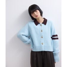 アダムエロペ(ADAM ET ROPE')の【WEB限定】ポロニットカーディガン