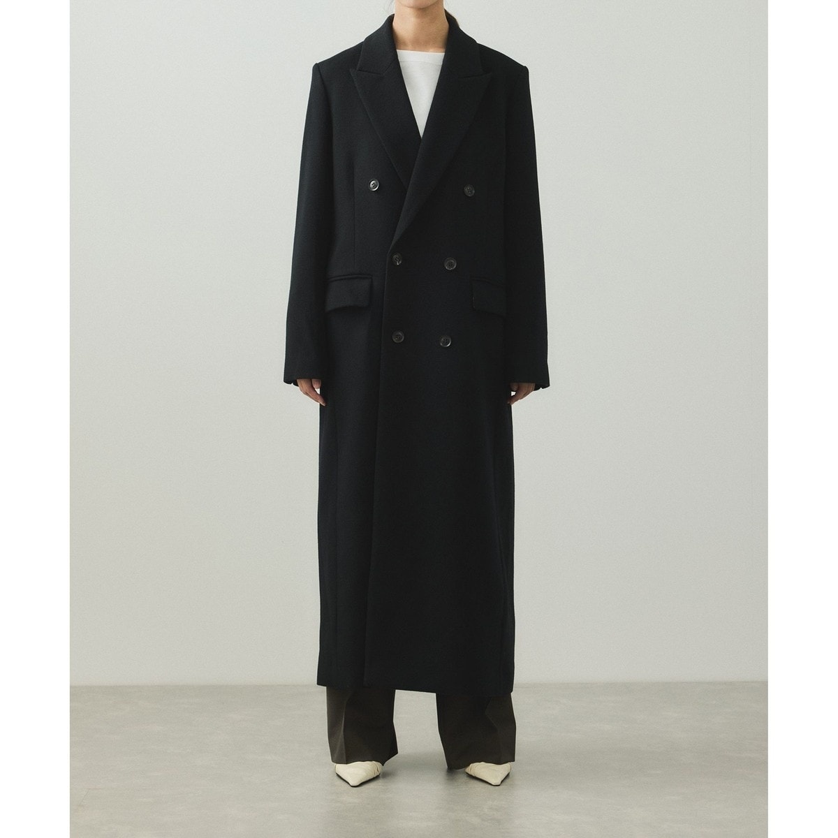 ダブルブレストウール ロングコート | ラコステ(LACOSTE) | マルイ