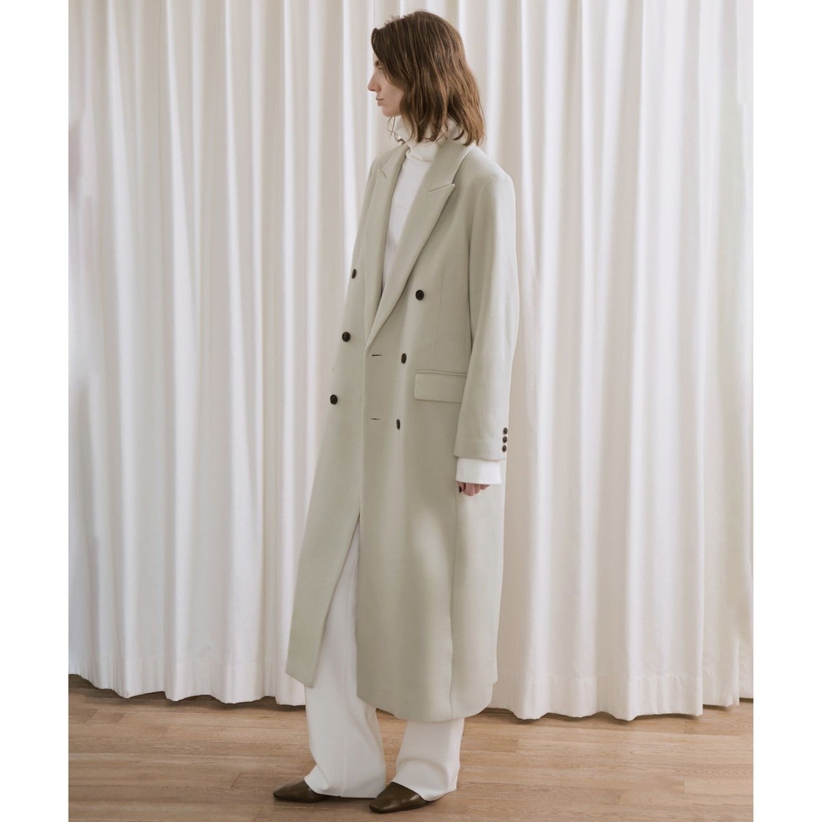 ウェーブシャギーミドルコート | アダムエロペ(ADAM ET ROPE