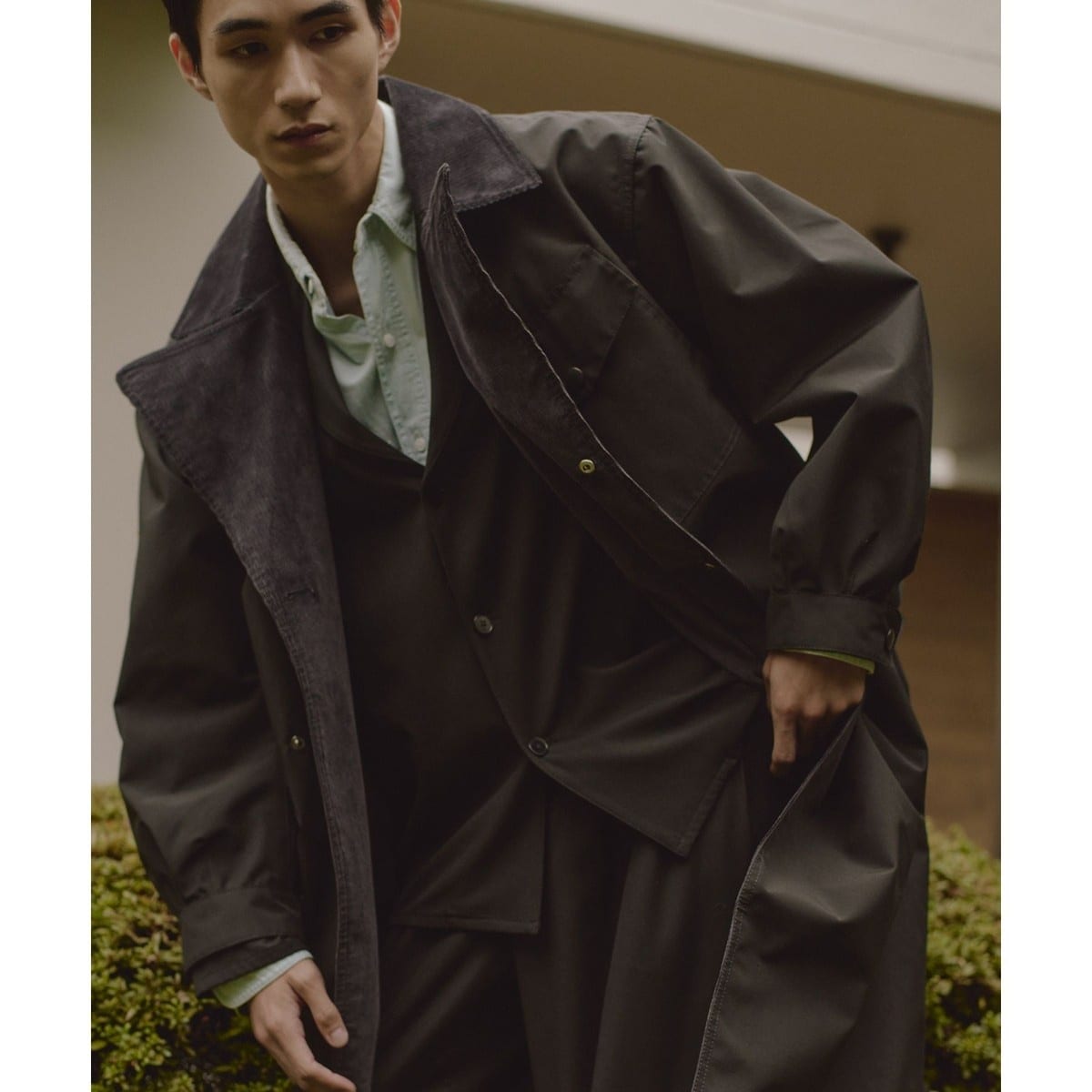 BARBOUR バブアー別注】DESPATCH RIDERS COAT ノンオイルド ロイヤル