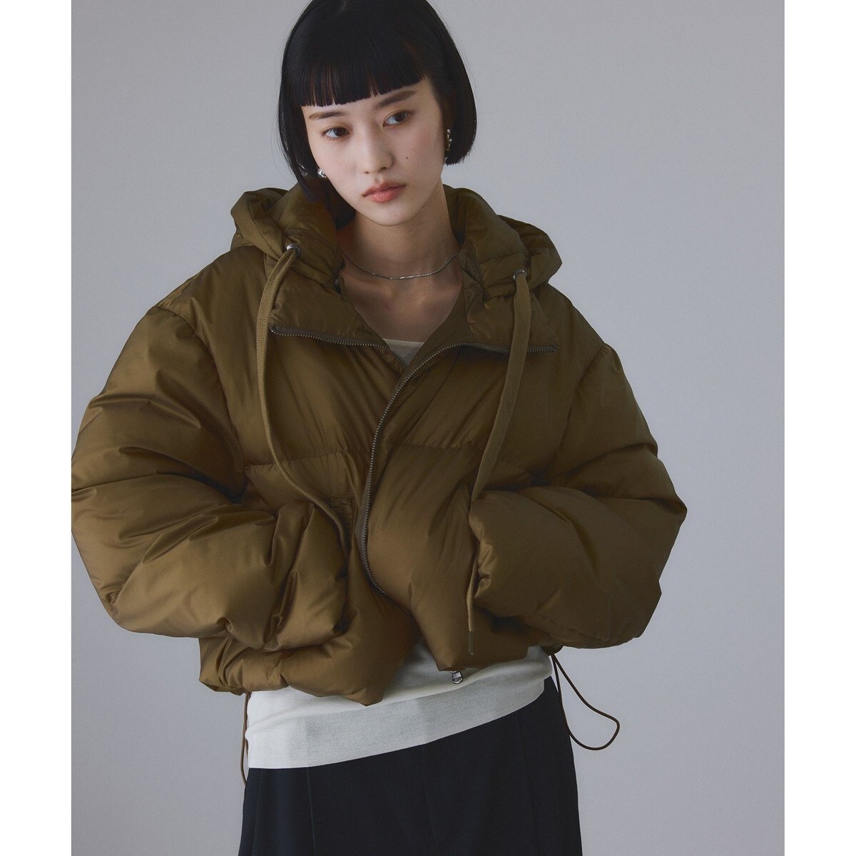 サステナブル】2WAYフーディショートダウン/撥水 | アダムエロペ(ADAM