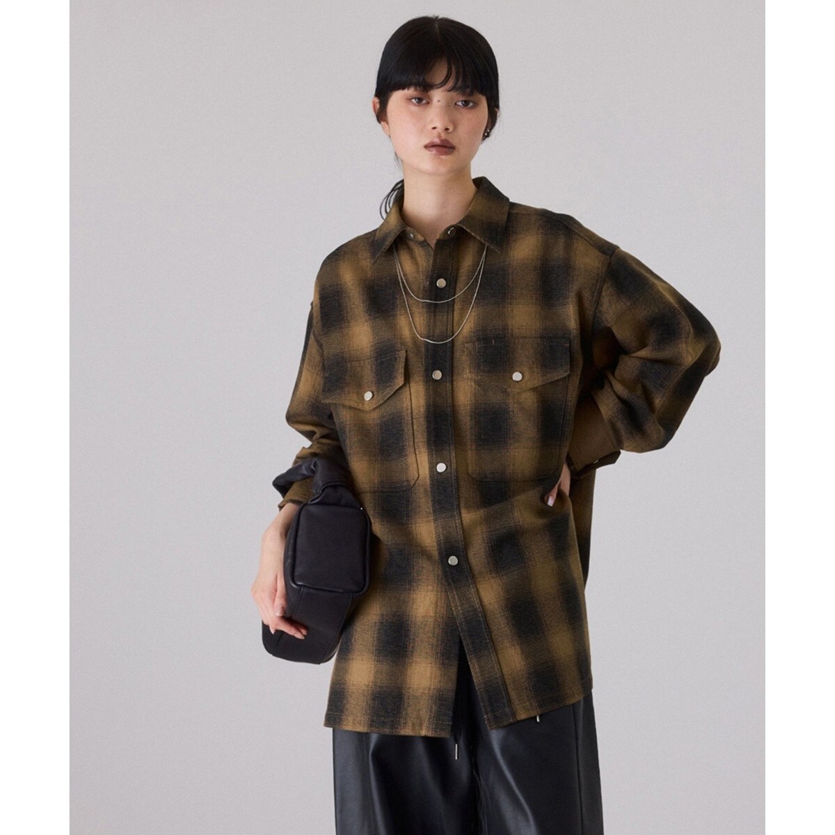 オンブレチェックシャツ | アダムエロペ(ADAM ET ROPE') | マルイ