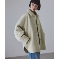 アダムエロペ(ADAM ET ROPE')のSuper140'sメルトンシャツコート