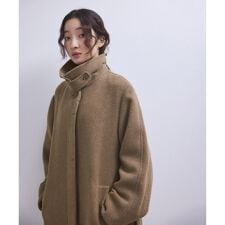 アダムエロペ(ADAM ET ROPE')の【WEB限定】ベルテッドオーバーサイズロングコート