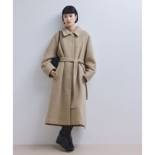 アダムエロペ(ADAM ET ROPE')の【WEB限定】ベルテッドオーバーサイズロングコート