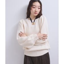 アダムエロペ(ADAM ET ROPE')の【WEB限定】ショルダータックニットプルオーバー