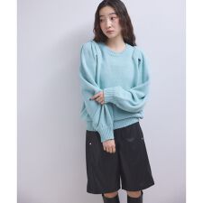 アダムエロペ(ADAM ET ROPE')の【WEB限定】ショルダータックニットプルオーバー