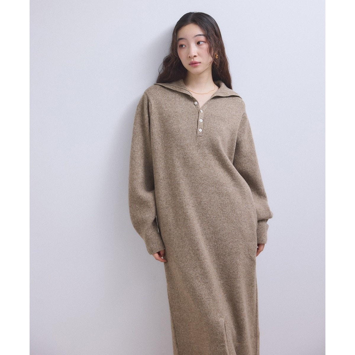 WEB限定】スウェットコンビベルテッドワンピース | アダムエロペ(ADAM