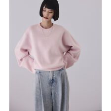 アダムエロペ(ADAM ET ROPE')のバイカラーリバーシブルニットプルオーバー