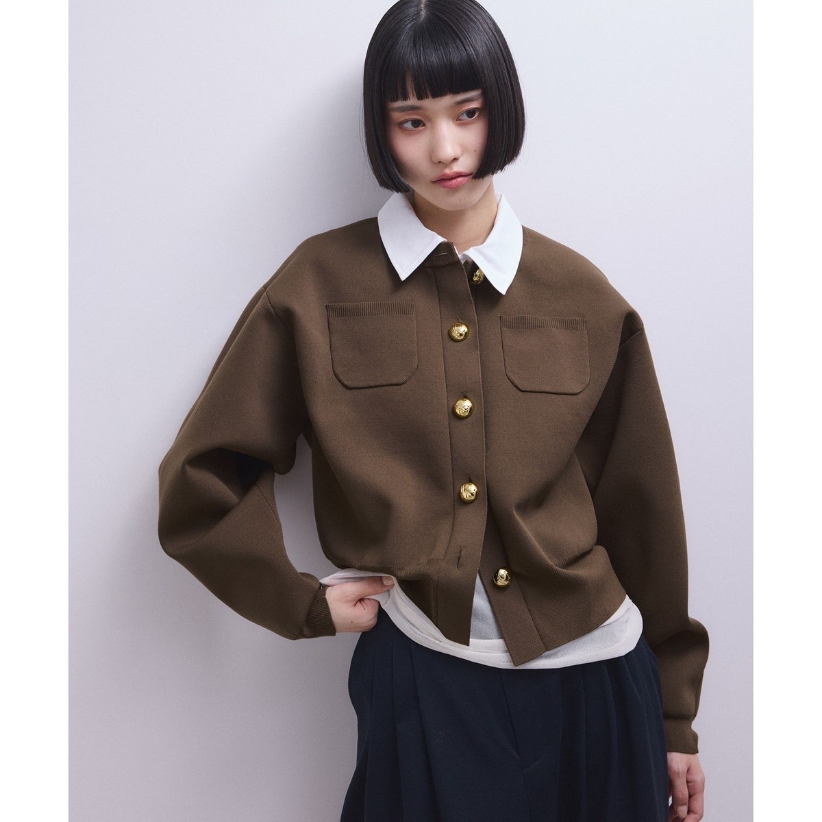 洗える】テープヤーンメッシュニットボレロ | ロペ(ROPE') | マルイ