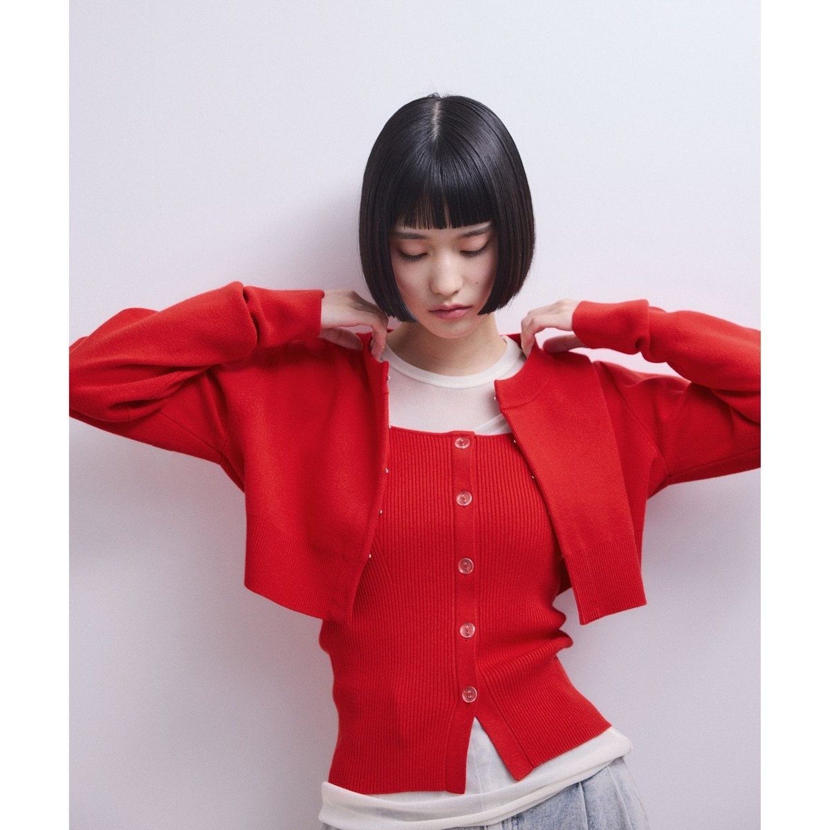 シャギーカーディガン | アダムエロペ(ADAM ET ROPE') | マルイウェブ