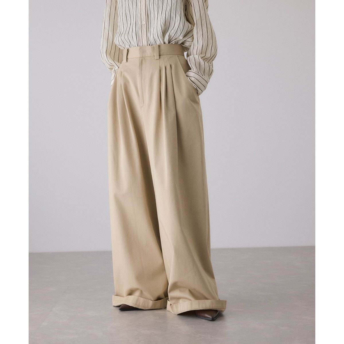 コットンダブルクロスパンツ | アダムエロペ(ADAM ET ROPE') | マルイ