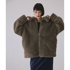 アダムエロペ(ADAM ET ROPE')のスウィッチングボアブルゾン