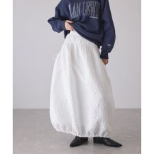 アダムエロペ(ADAM ET ROPE')のジャガードギャザースカート