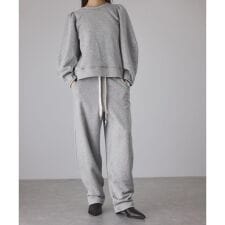 アダムエロペ(ADAM ET ROPE')のウールミックスコクーンイージーパンツ