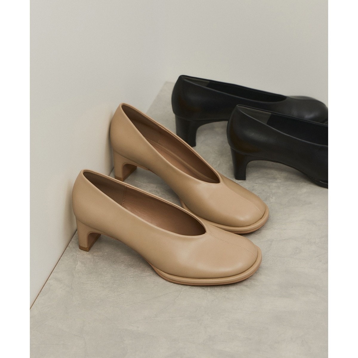 ローヒールスリットパンプス | アダムエロペ(ADAM ET ROPE') | マルイ