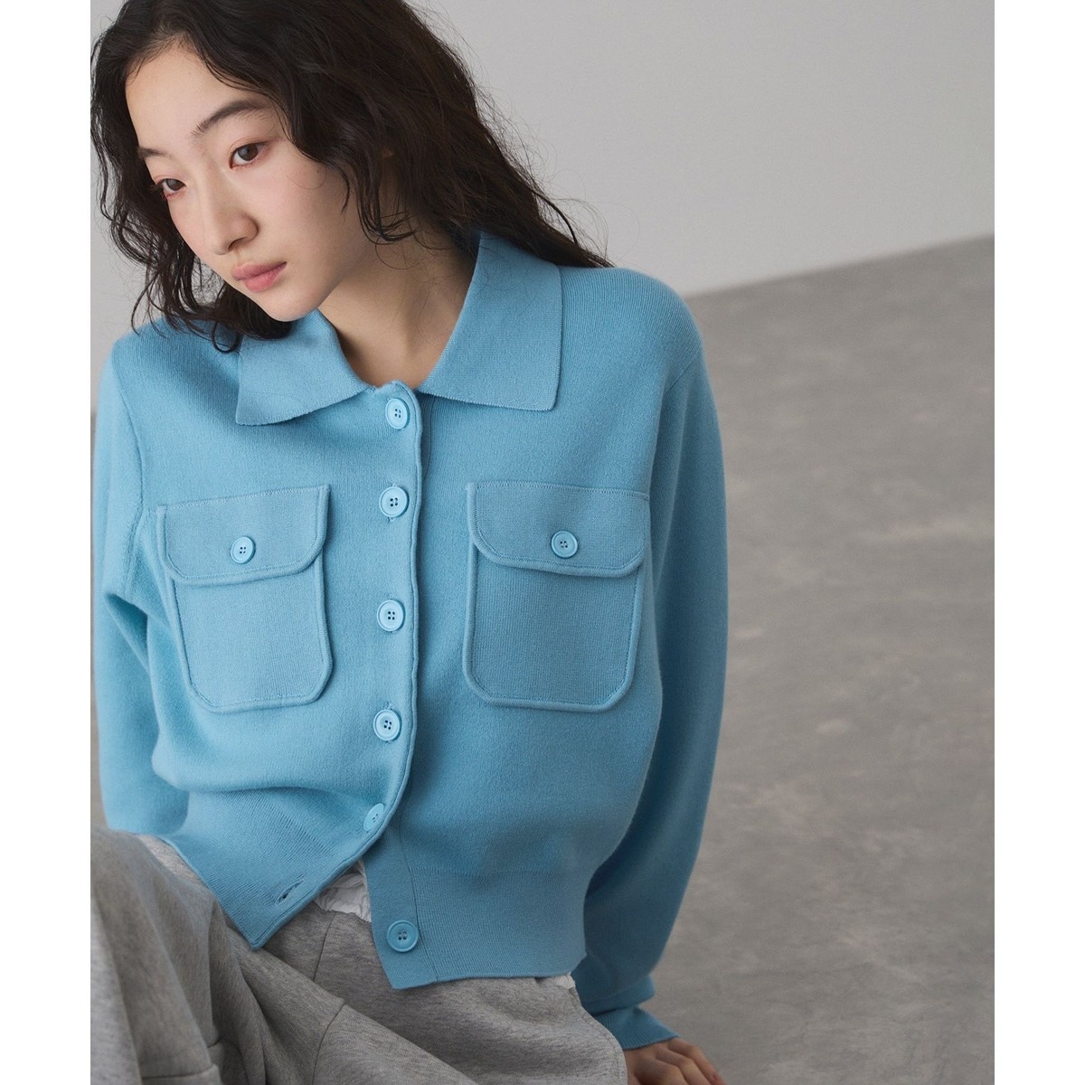 フォックスカシミヤ Vネックカーディガン | イエナ(IENA) | マルイ