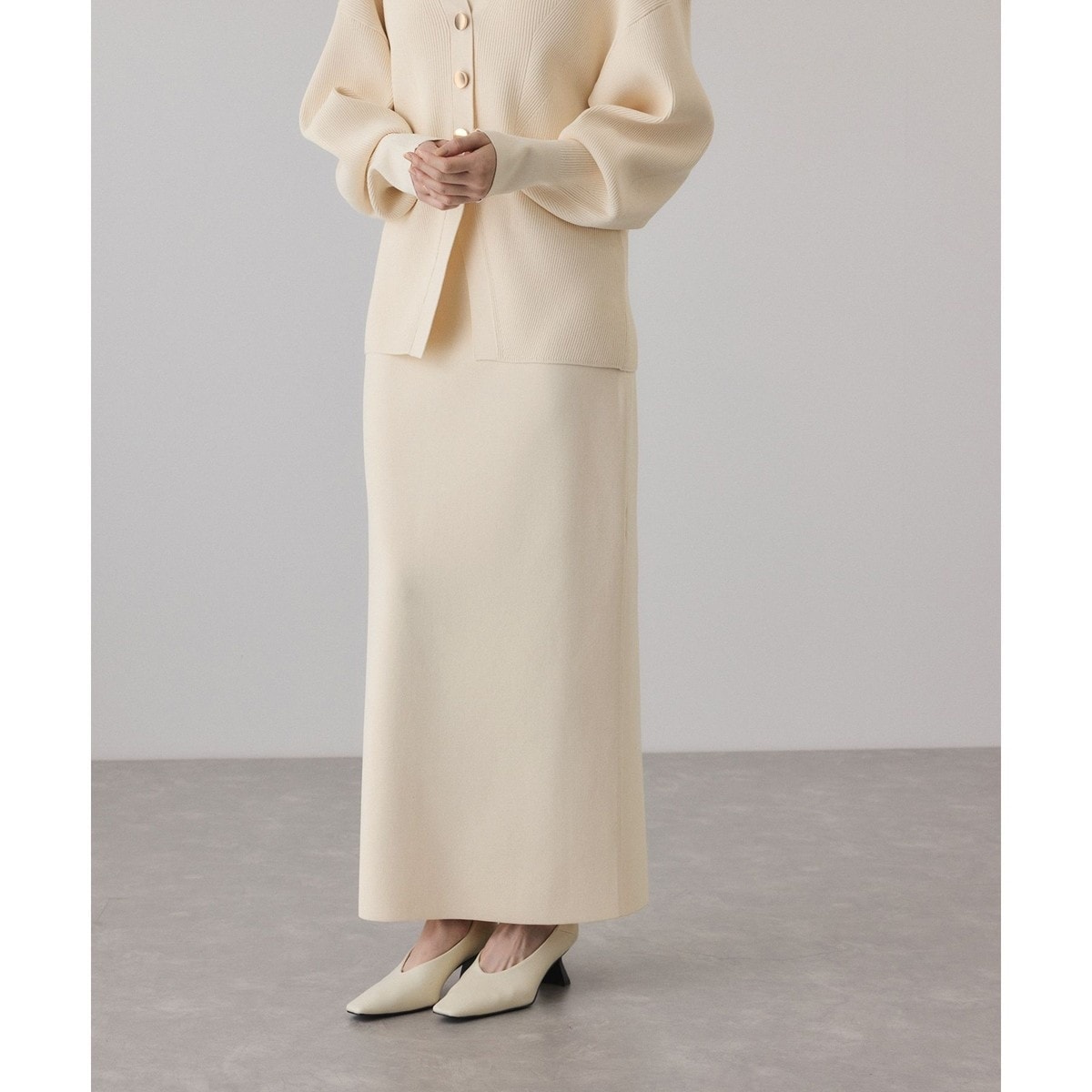 ブラッシュプリントプリーツスカート | アダムエロペ(ADAM ET ROPE