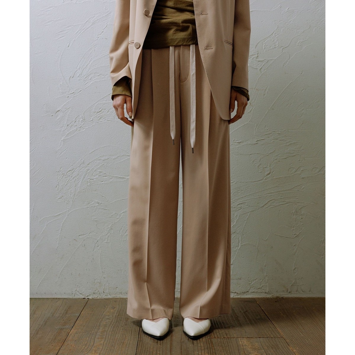 EMOELLE】センタープレススラックス | アダムエロペ(ADAM ET ROPE