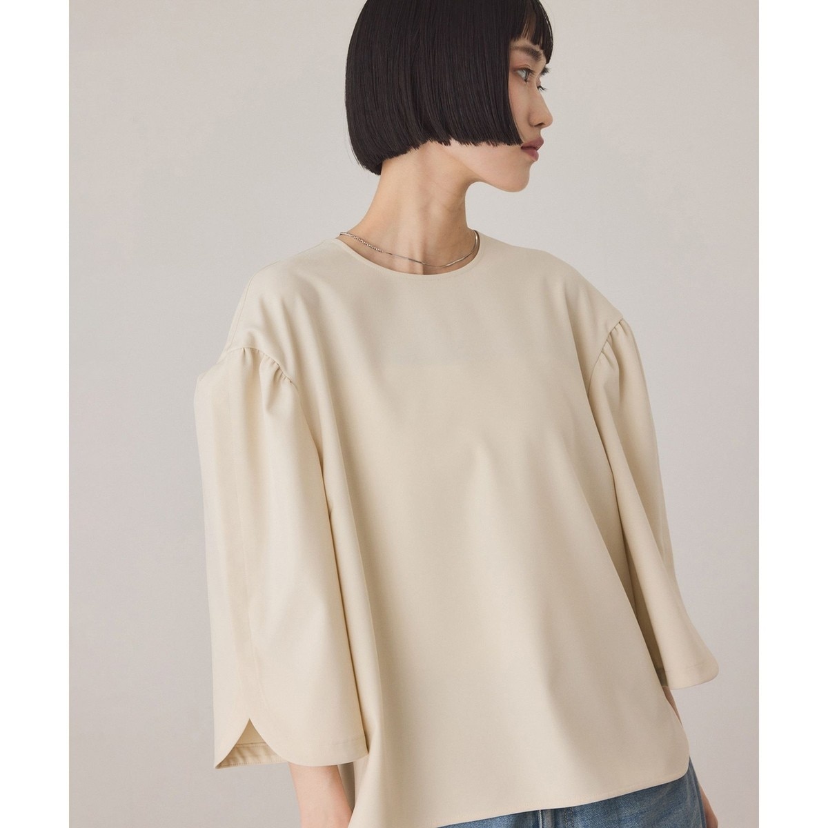 サステナブル】バテンレースコンビシャツ | アダムエロペ(ADAM ET ROPE