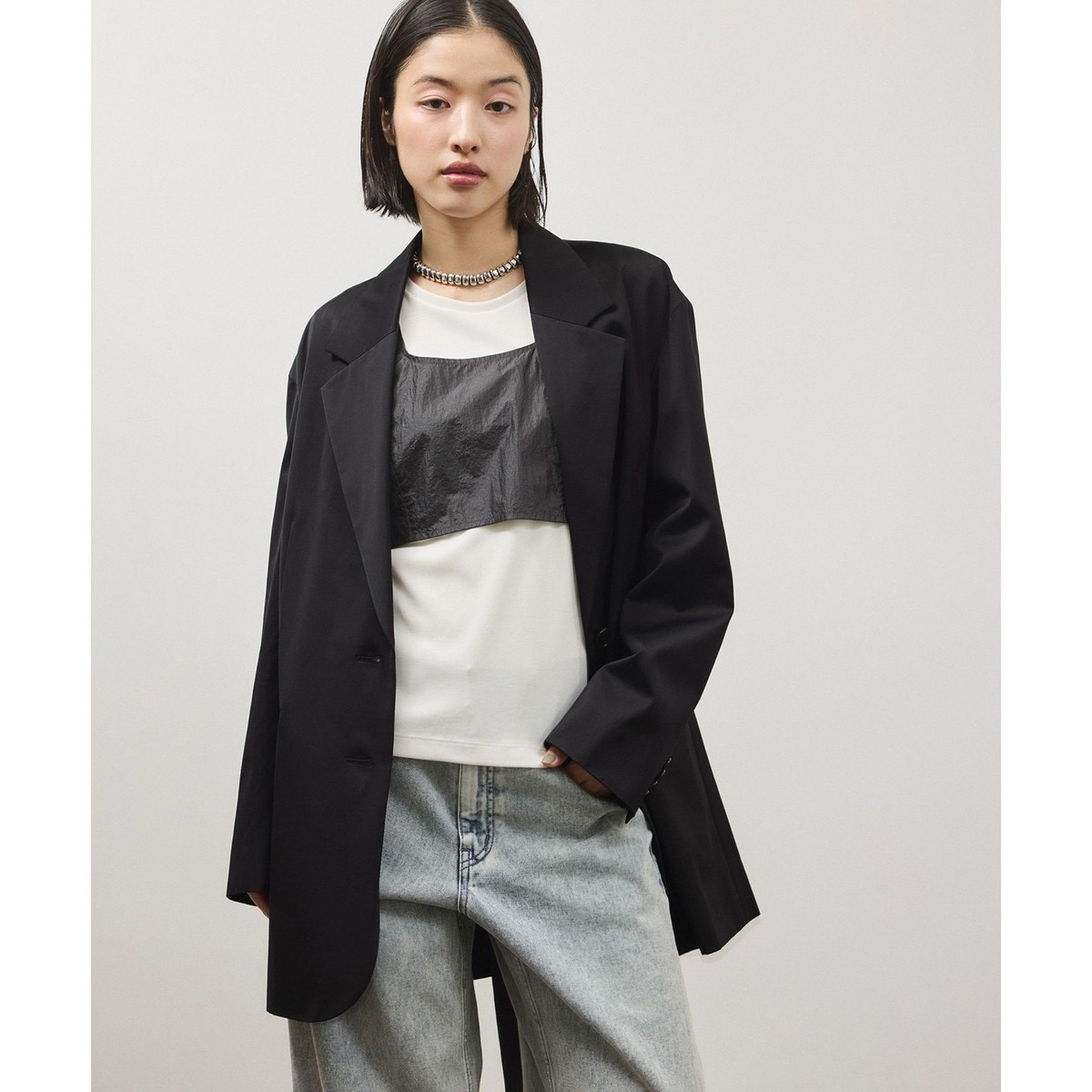 サステナブル】ハーフスリーブテーラードジャケット | アダムエロペ