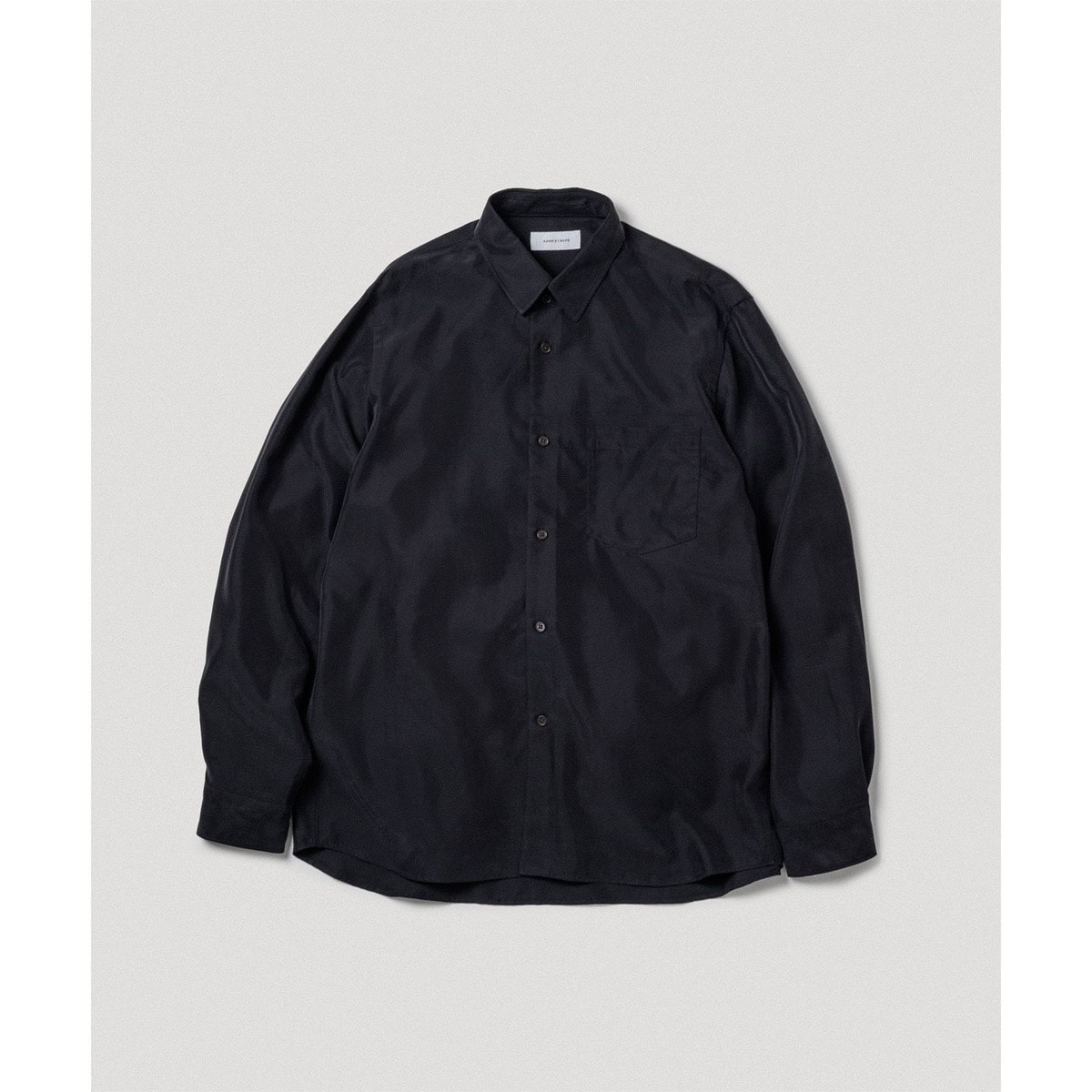 スエードタッチ レーヨン レギュラーカラーシャツ | アダムエロペ(ADAM