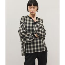 チェックプルオーバー