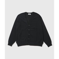 強撚プレーティングニットカーディガン