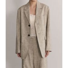 【EMOELLE】シルクネップシングルジャケット