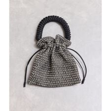 ブレイドハンドル巾着バッグ