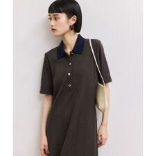 【WEB限定】ハーフスリーブポロシャツワンピース