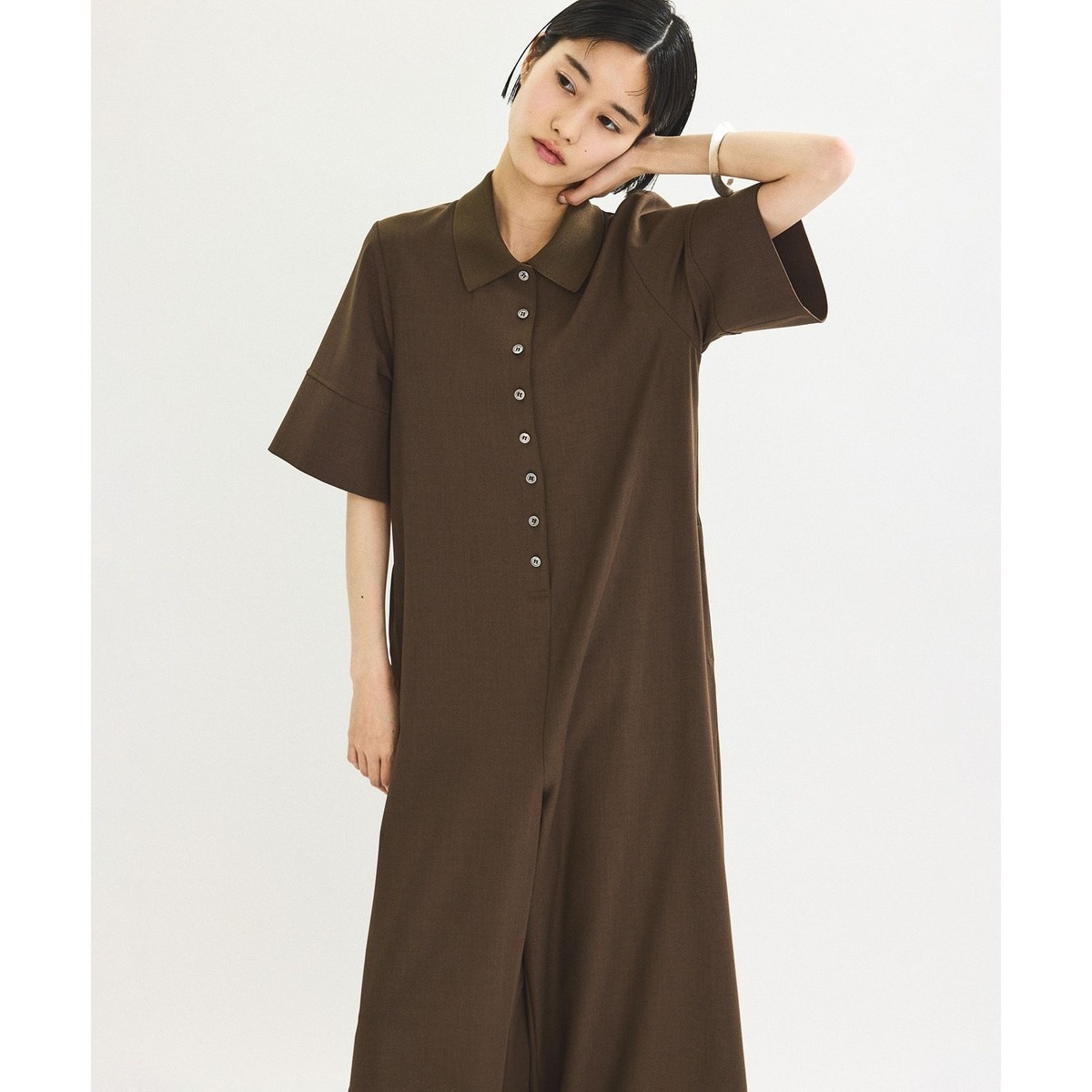 WEB限定】・【定番】ポロシャツオールインワン | アダムエロペ(ADAM ET