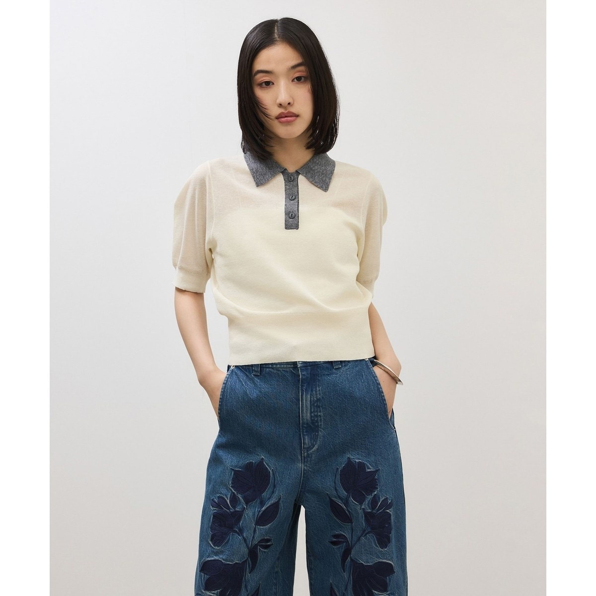定番】ラミーニットポロシャツ | アダムエロペ(ADAM ET ROPE