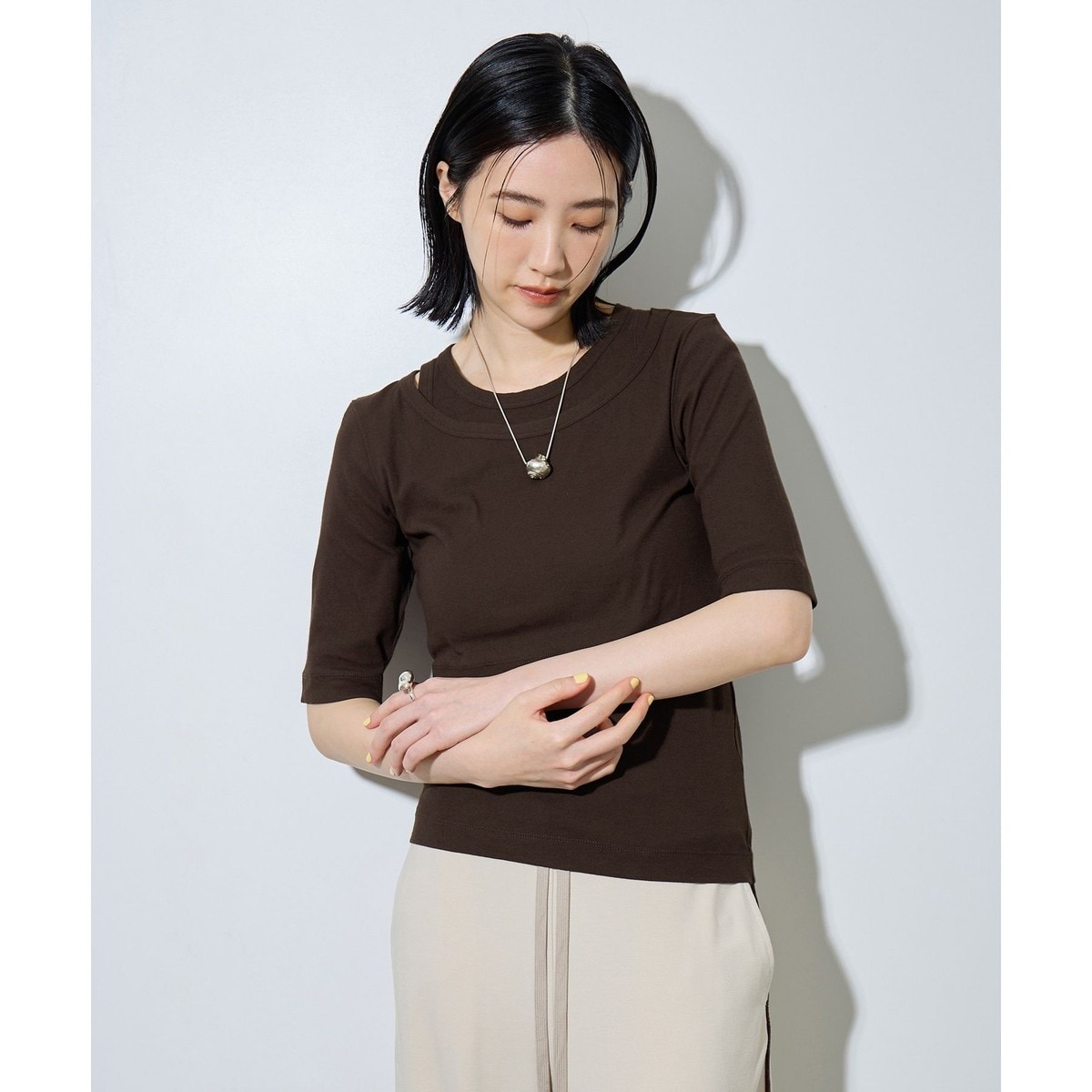 ボーダーレイヤードSET TEE | アダムエロペ(ADAM ET ROPE') | マルイ
