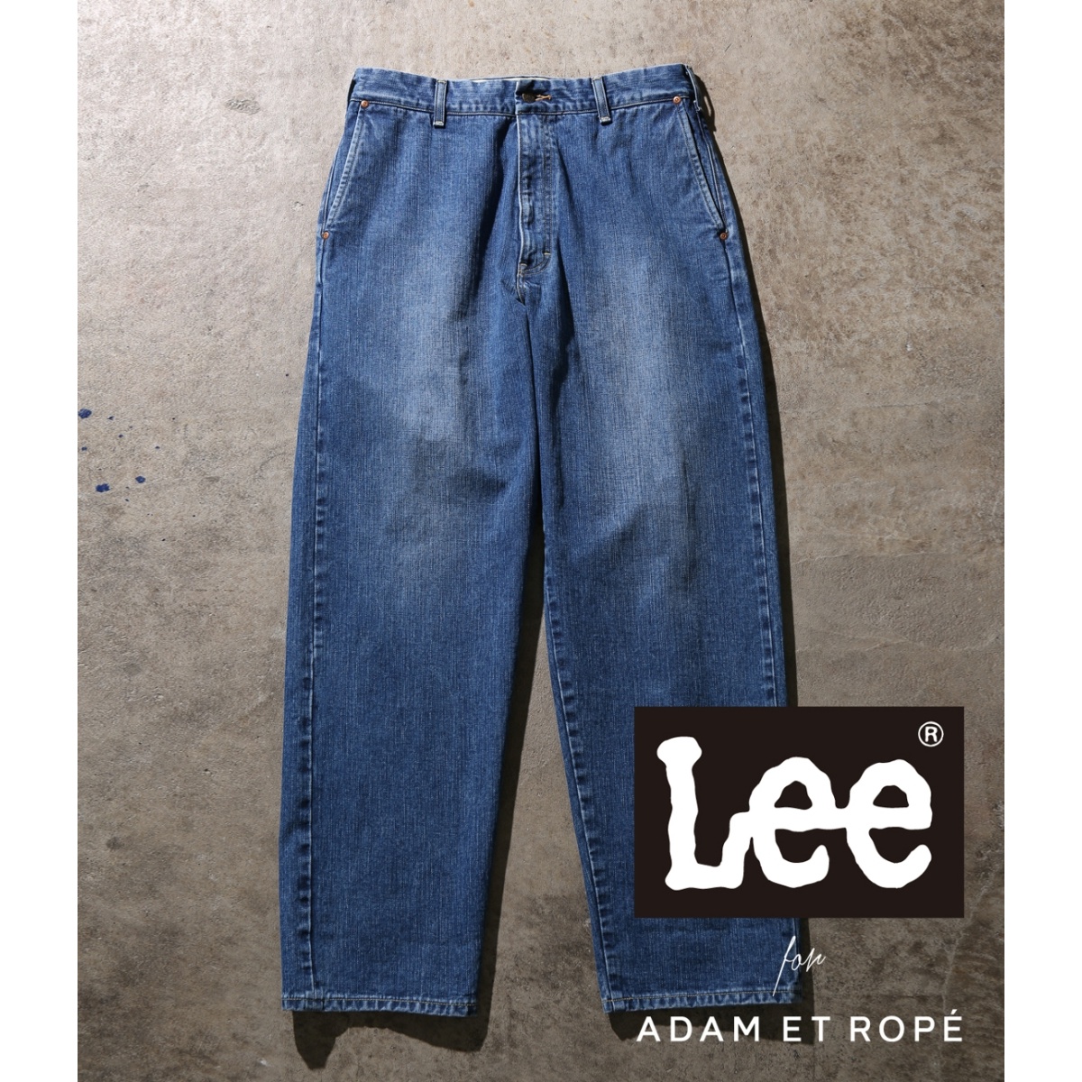 Lee for ADAM ET ROPE 】セルビッヂワイドデニム | アダムエロペ(ADAM