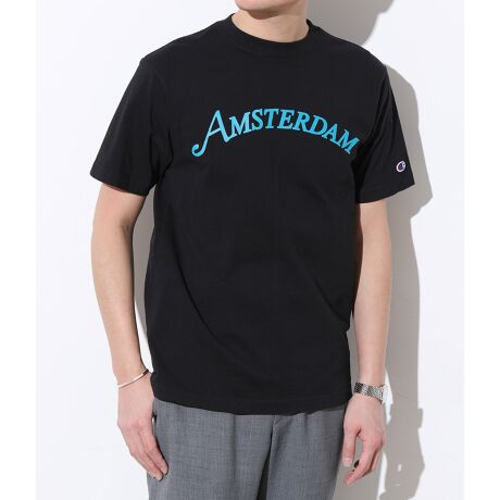 Champion】別注 ロゴプリントTシャツ | アダムエロペ(ADAM ET ROPE 