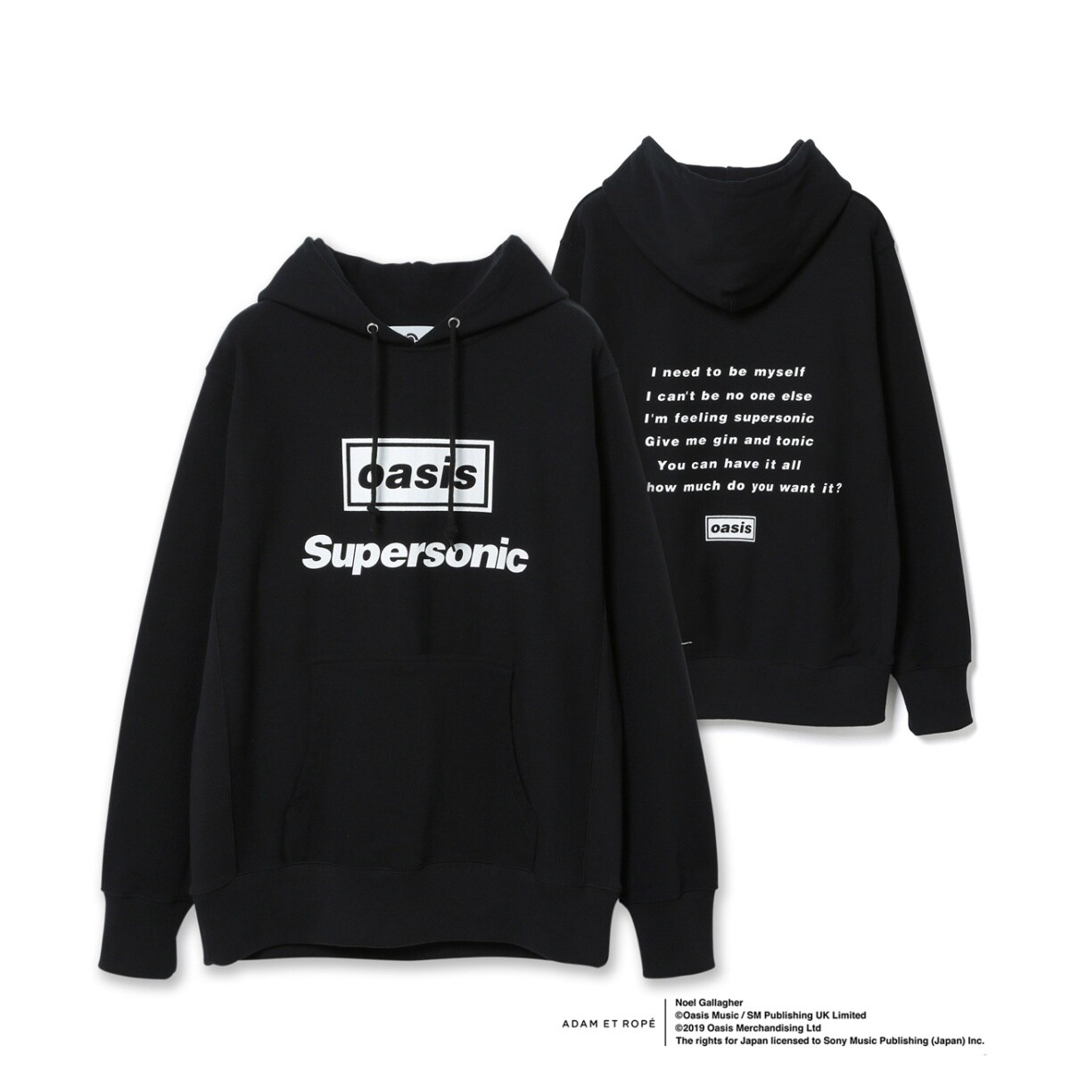 oasis for ADAM ET ROPE'】SONG LYRICS PARKA/UNISEX | アダムエロペ
