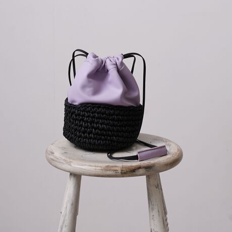 かごバッグ レディース ショルダーバッグ 巾着 シンプル おしゃれ ラウゴア Laugoa 101 ファッション通販 マルイウェブチャネル