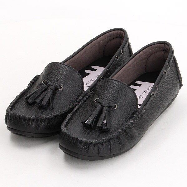 定価2万円　tsumori chisato walkモカシン 黒 レザー ツモリチサト ウォーク tsumori chisato WALK オールウェザー