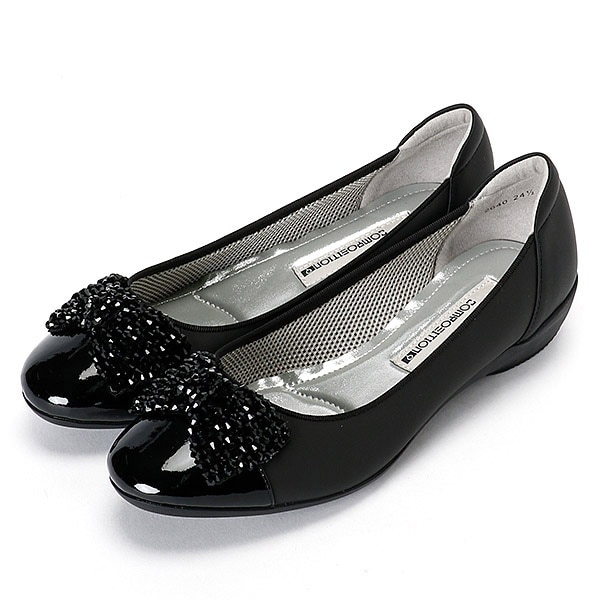 コンポジション　レイン　バレエシューズ　ウェッジソール コンポジション レイン バレエシューズ ウェッジソール Amazon