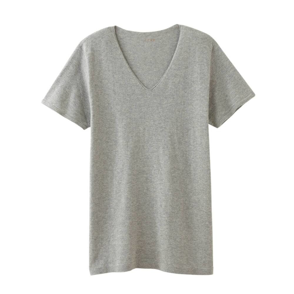 SEEK】【カットオフ】【メッシュ】【無地】UネックTシャツ