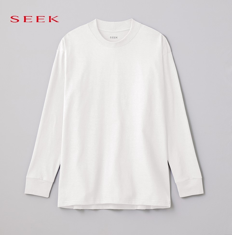 SEEK】【カットオフ】【発熱保温】【帯電低減】Uネックロング