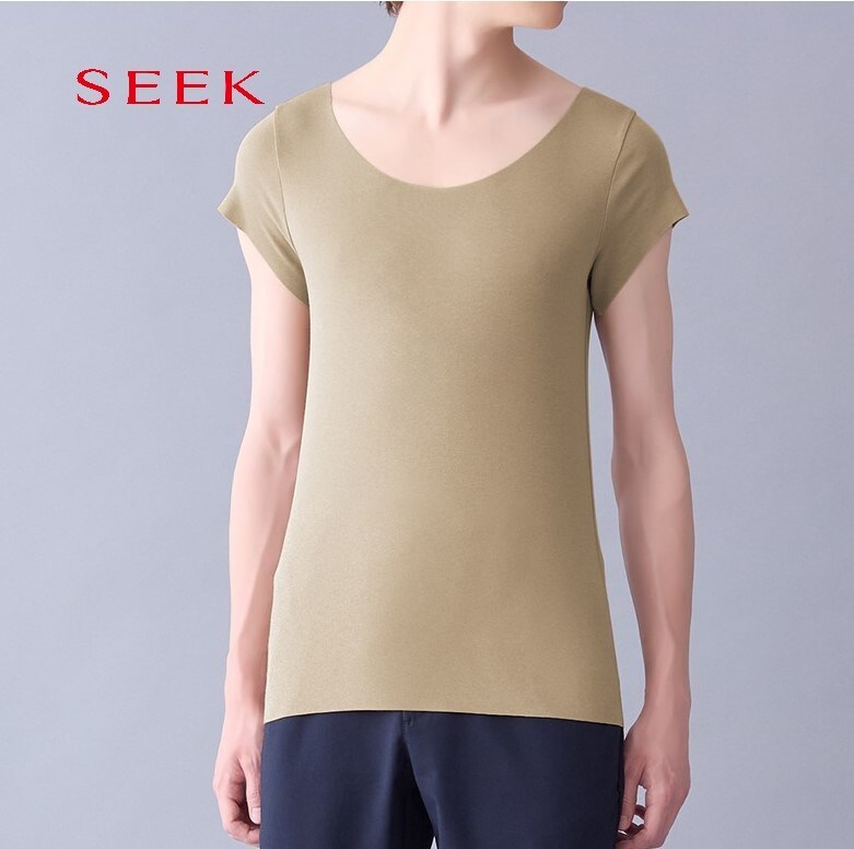 シーク【SEEK】 フォーマル(カット オフ)Uネック5分袖シャツLサイズ Amazon.co.jp: [シーク] カットオフ【メッシュ】【プリント】 U