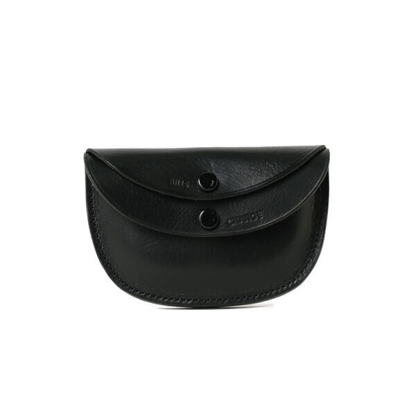 KAPTAIN SUNSHINE × PORTER ROUND WALLET Namu Shop - Kaptain Sunshine Leather Round Wallet - Black