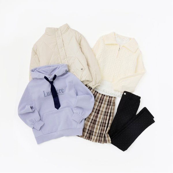 メゾピアノジュニア160ギンガムチェックワンピースセット メゾピアノ