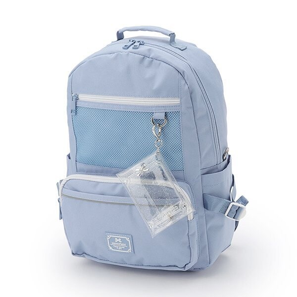 メゾピアノジュニア　【Cuugal掲載】クリアラメポーチつきリュック Cuugal掲載】クリアラメポーチつきリュック(F パープル