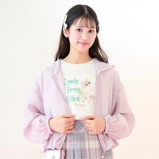 メゾピアノジュニア(mezzo piano junior)の【接触冷感・UVカット】シアーショートパーカ