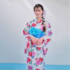 接触冷感】椿柄2WAY浴衣 | メゾピアノジュニア(mezzo piano junior 